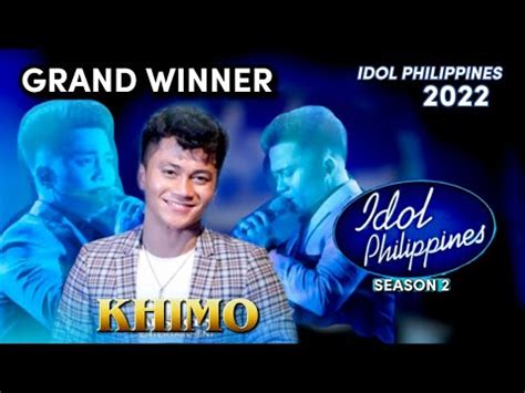 pinoy idol 2022 winner|Khimo Gumatay .